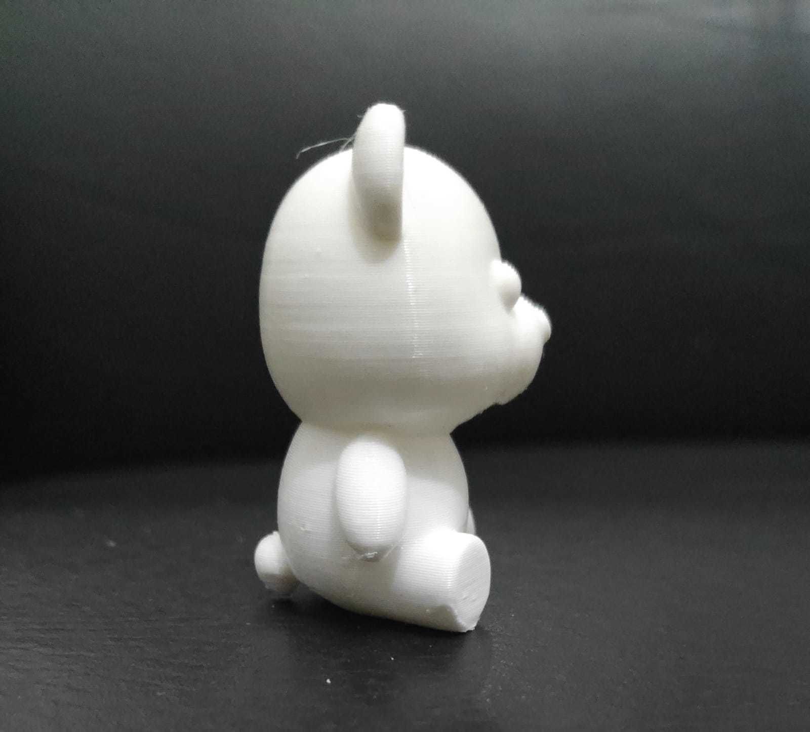 Round Bear 3D print model_6
