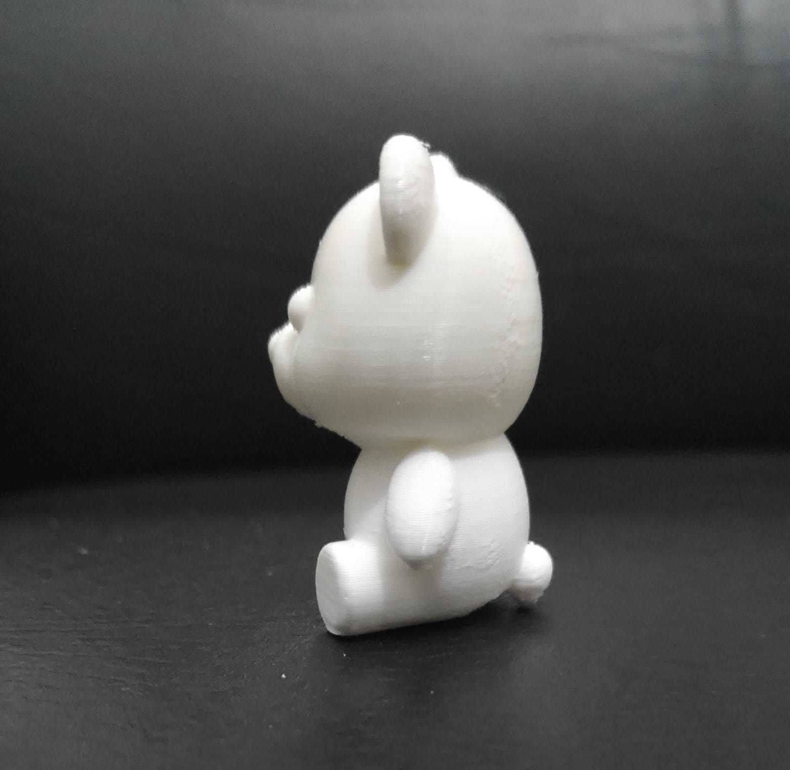 Round Bear 3D print model_4