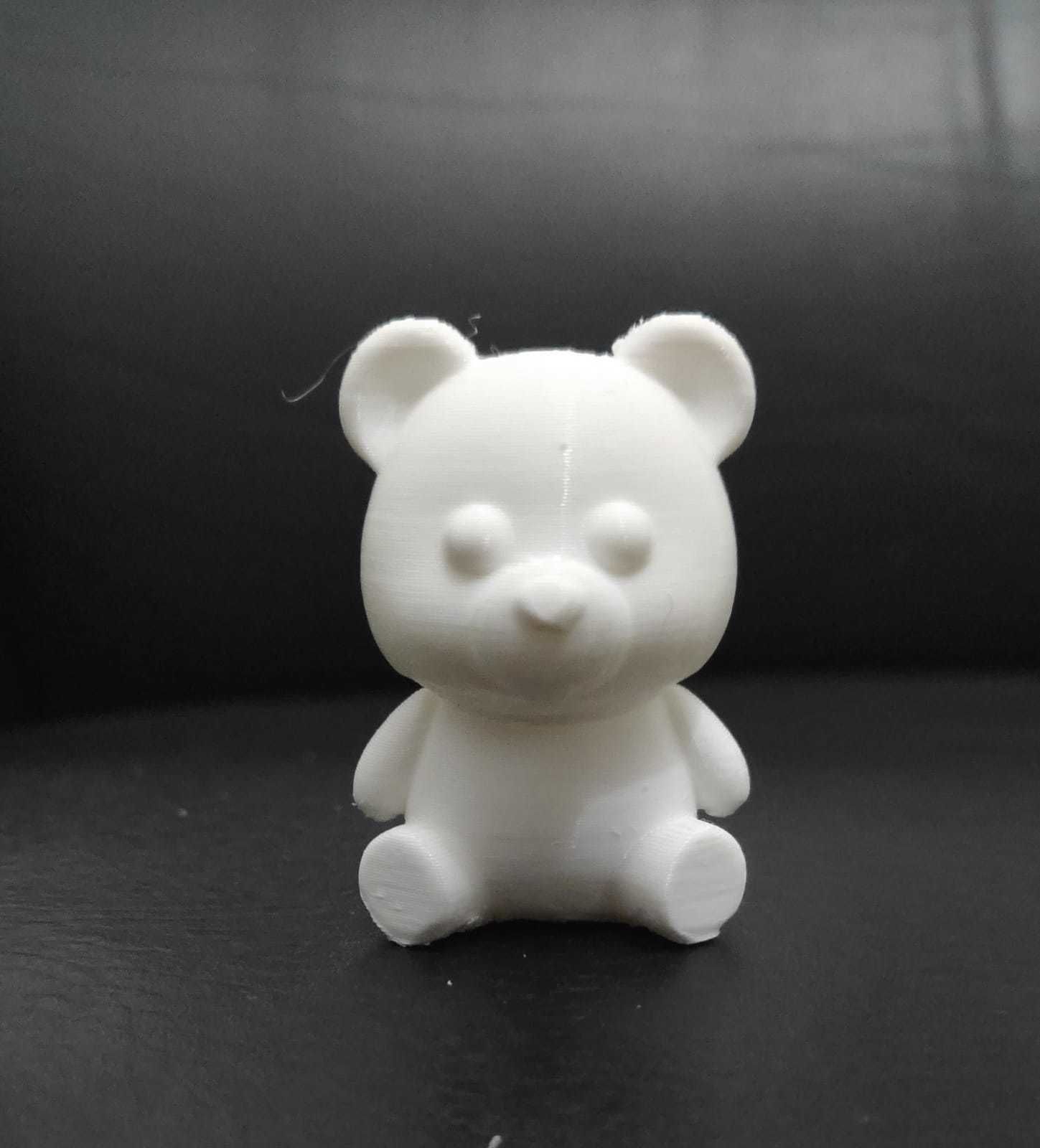 Round Bear 3D print model_3