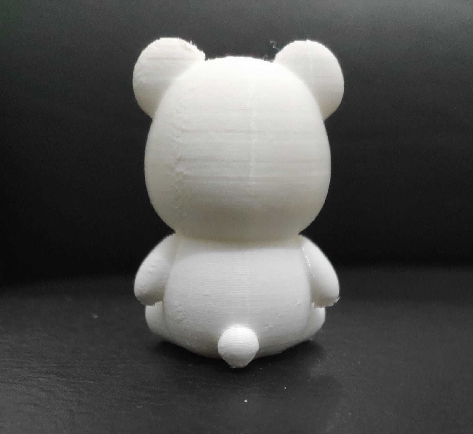Round Bear 3D print model_5