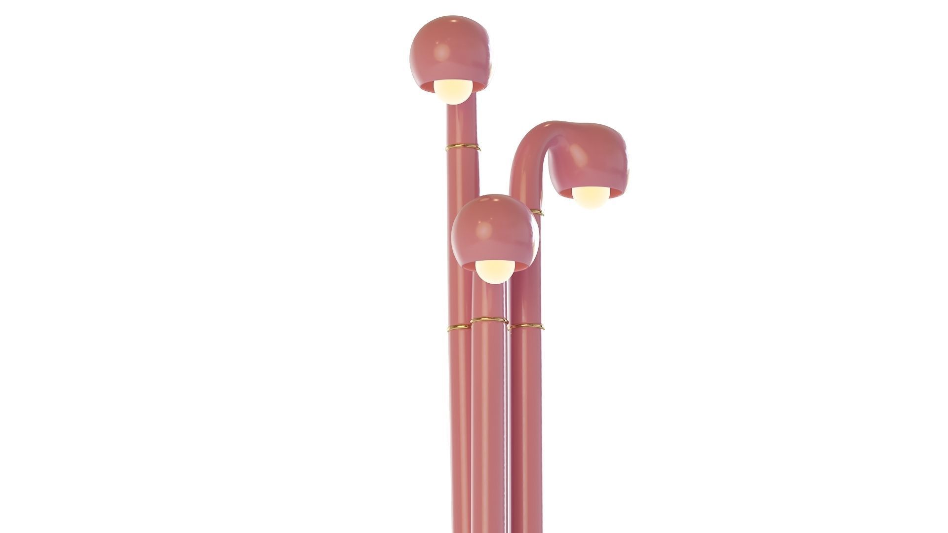 3 Globe Floor Lamp 3D model_16