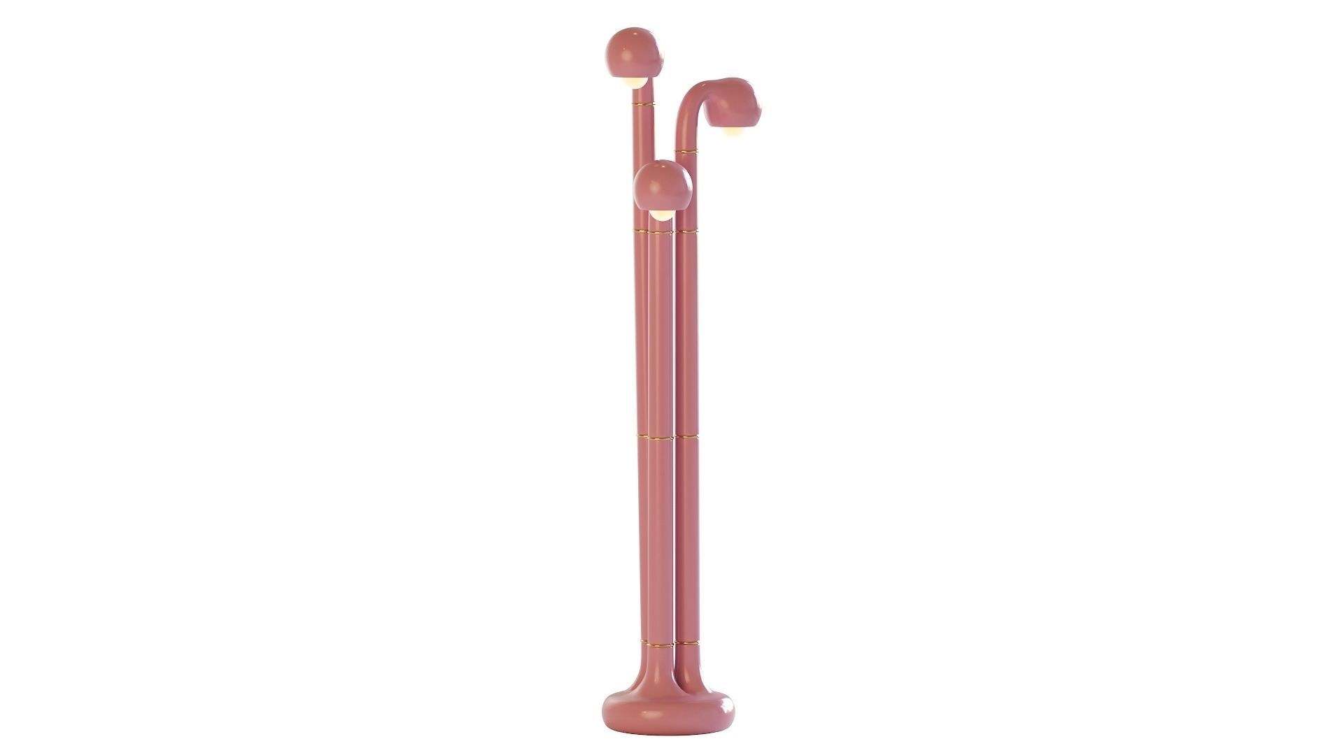 3 Globe Floor Lamp 3D model_21