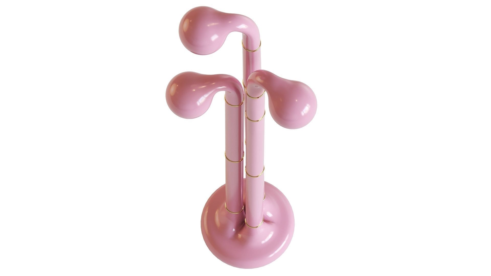 3 Globe Floor Lamp 3D model_18