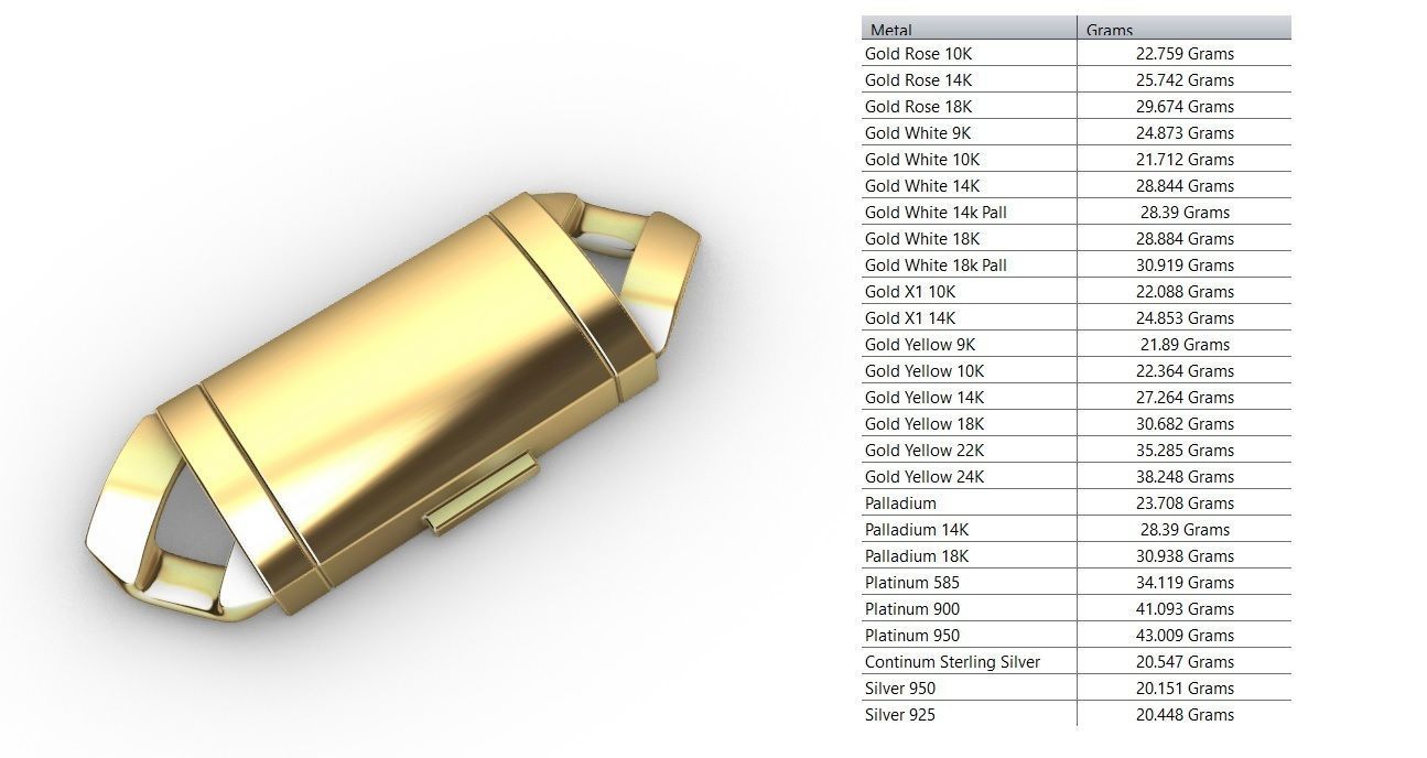 15 MM MIAMI CUBAN LINK CHAIN FOR BRACELET OR NECKLACE 3D print model_8