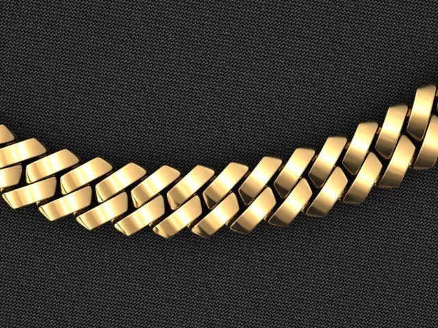 15 MM MIAMI CUBAN LINK CHAIN FOR BRACELET OR NECKLACE 3D print model_3