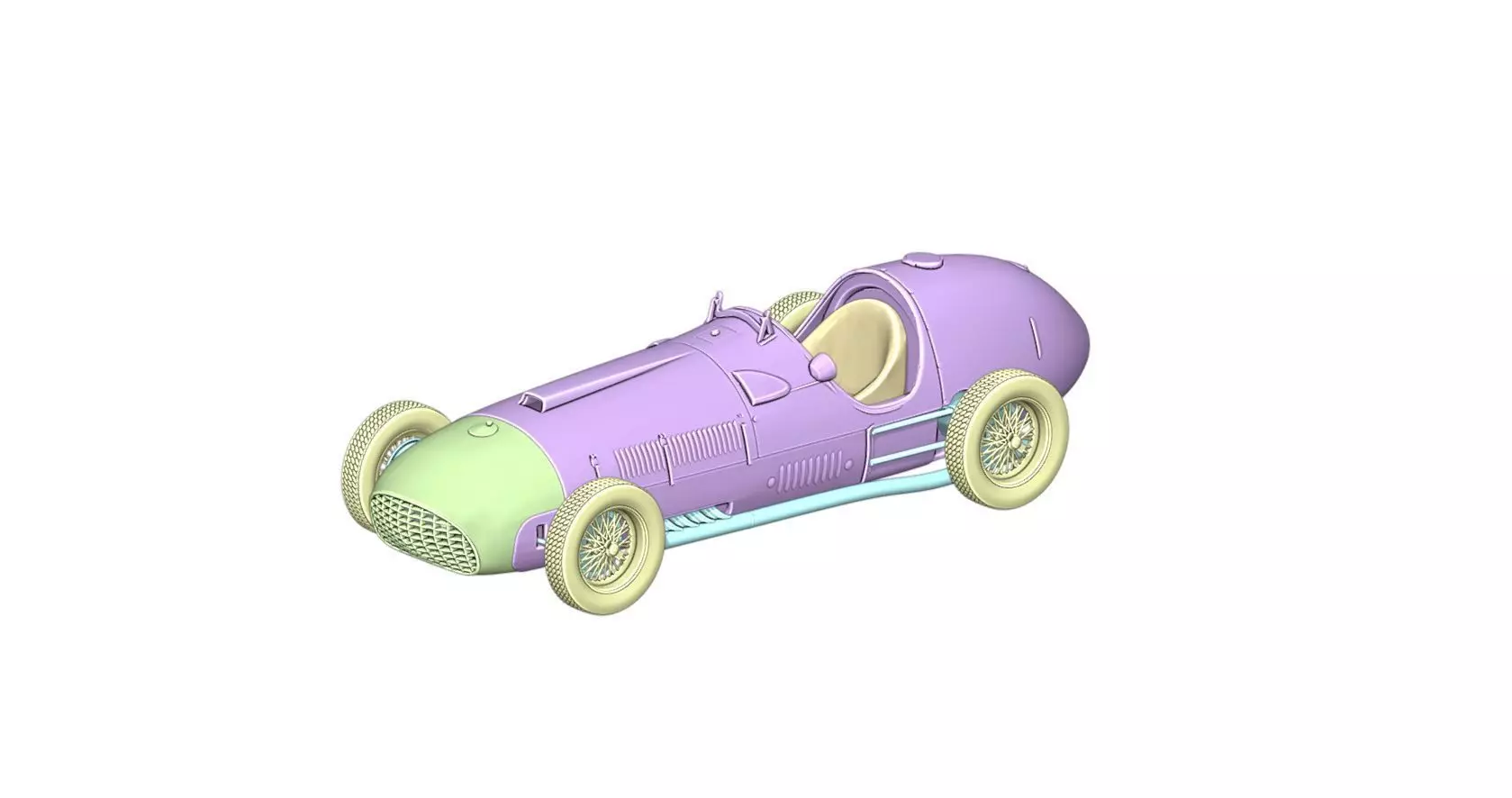 Ferrari 375 F1 1950 print 3D print model_0