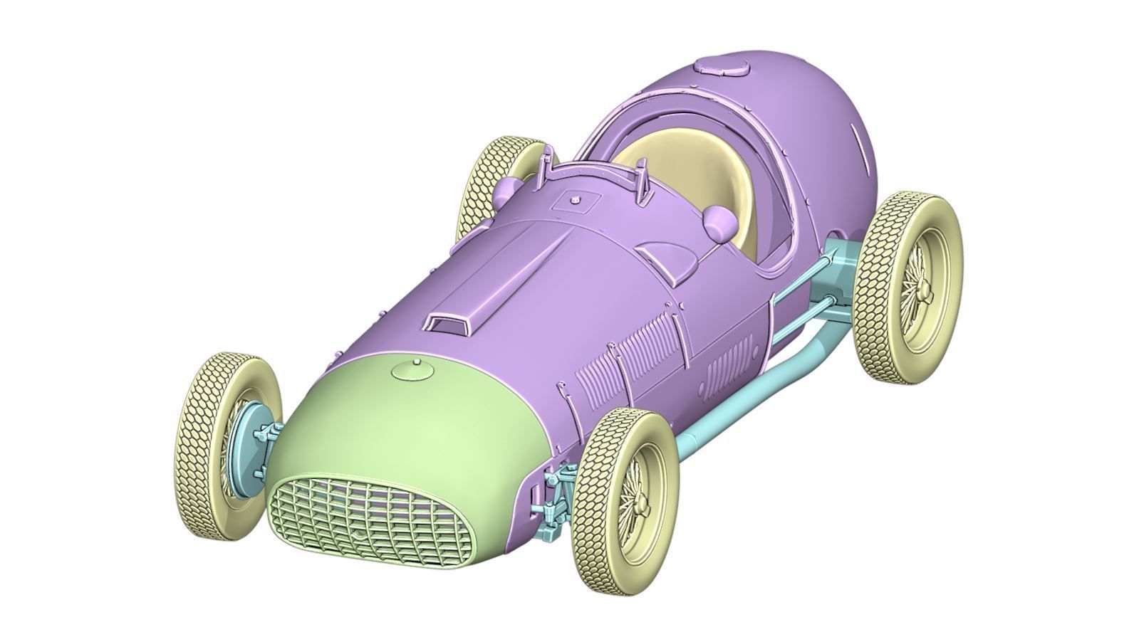 Ferrari 375 F1 1950 print 3D print model_1