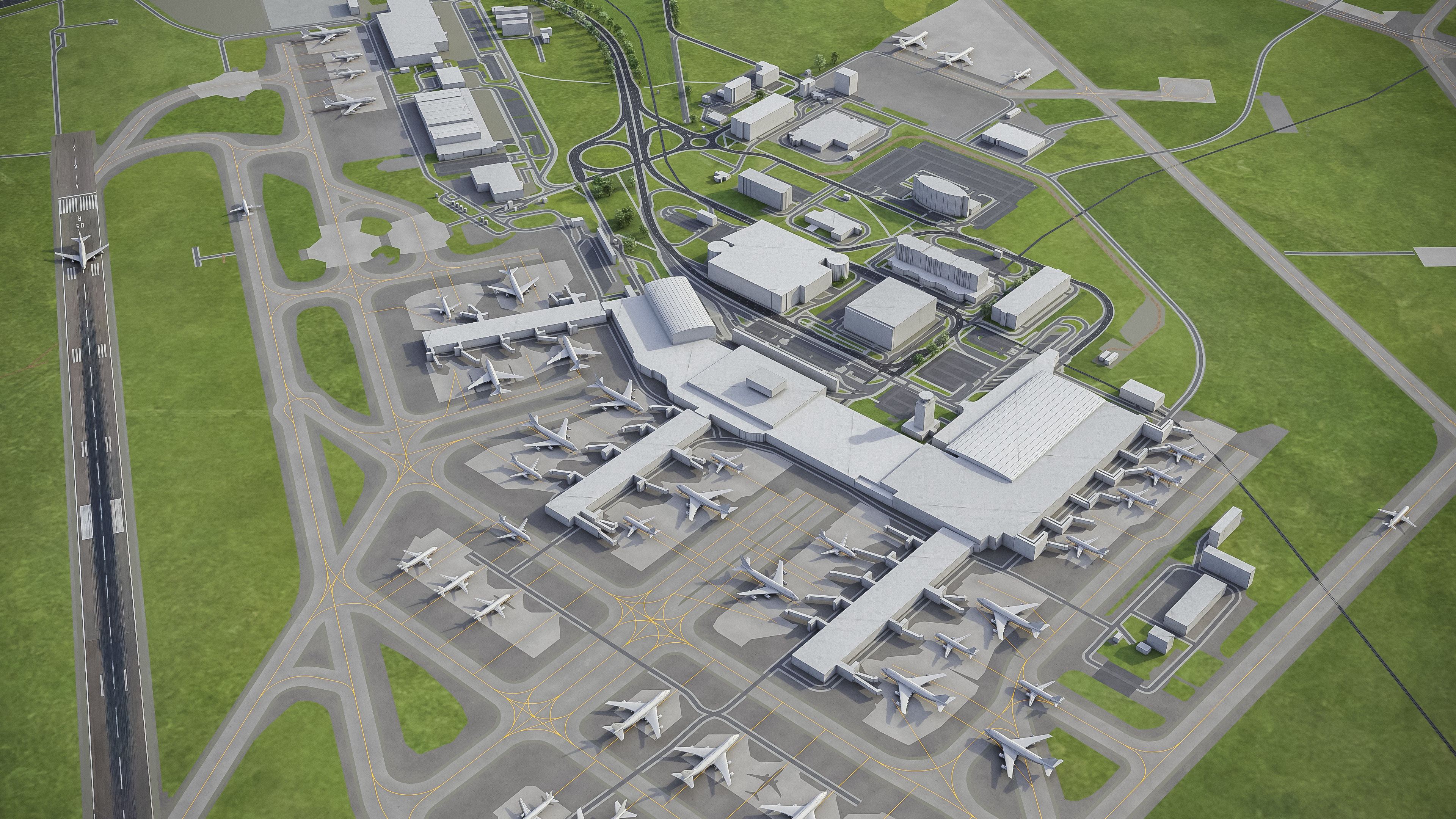 Prague Low-poly 3D model_30