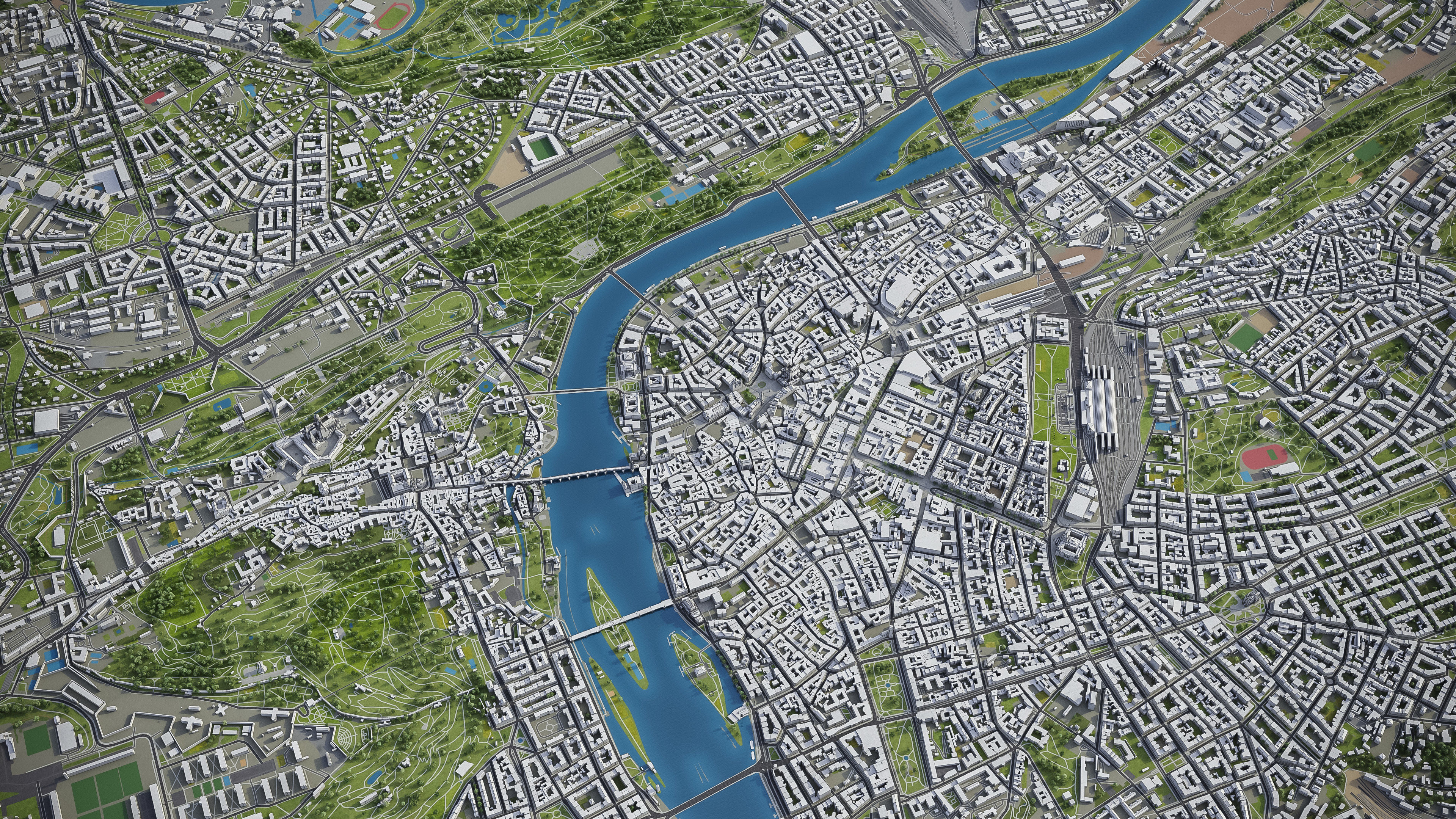 Prague Low-poly 3D model_18