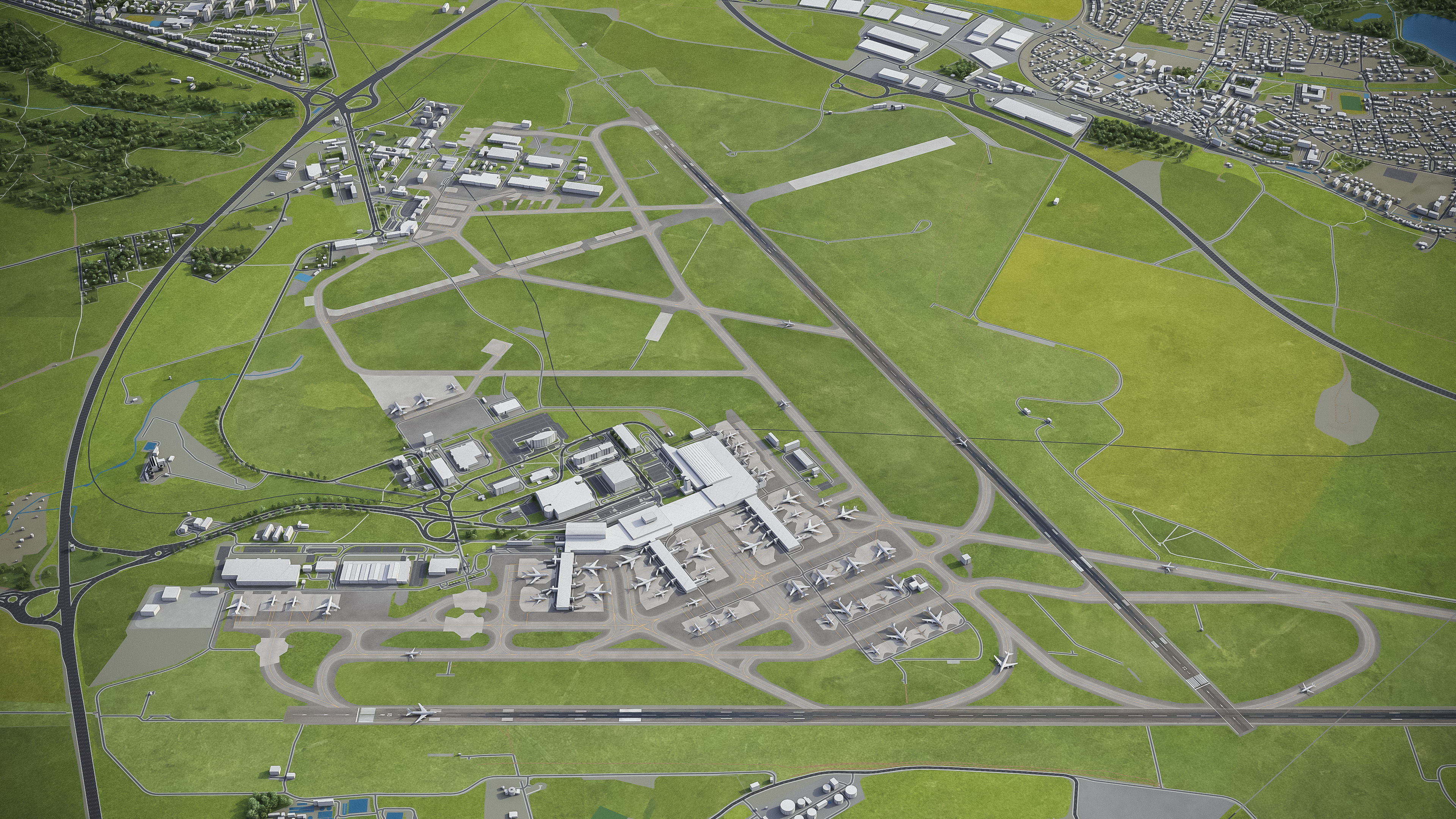 Prague Low-poly 3D model_37