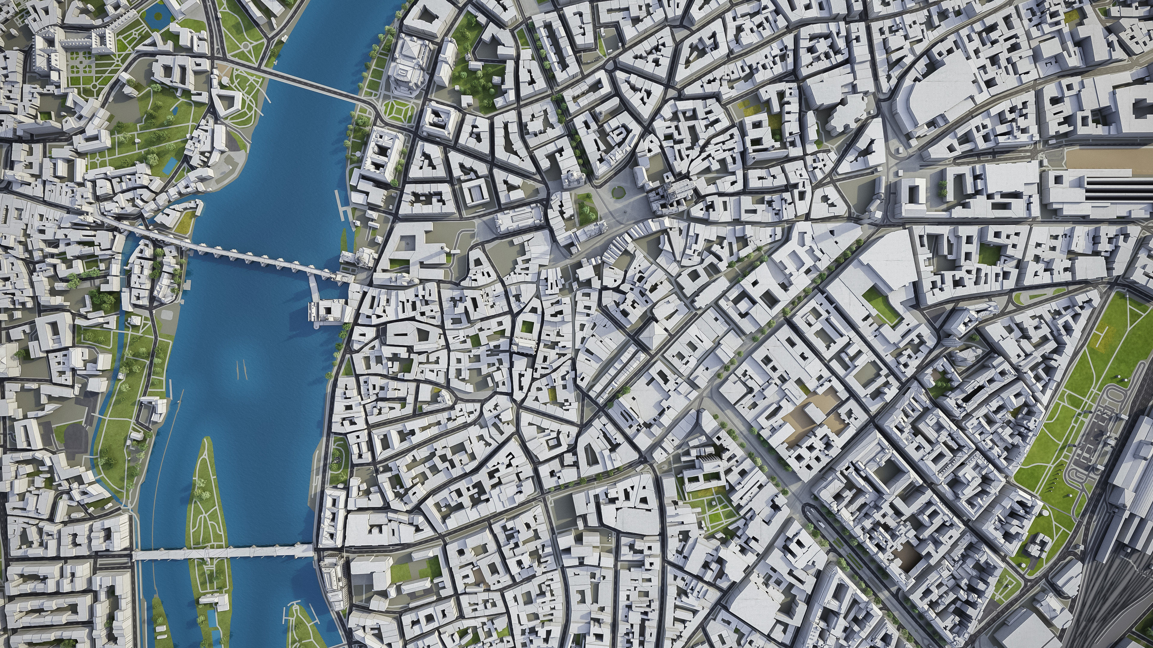 Prague Low-poly 3D model_13