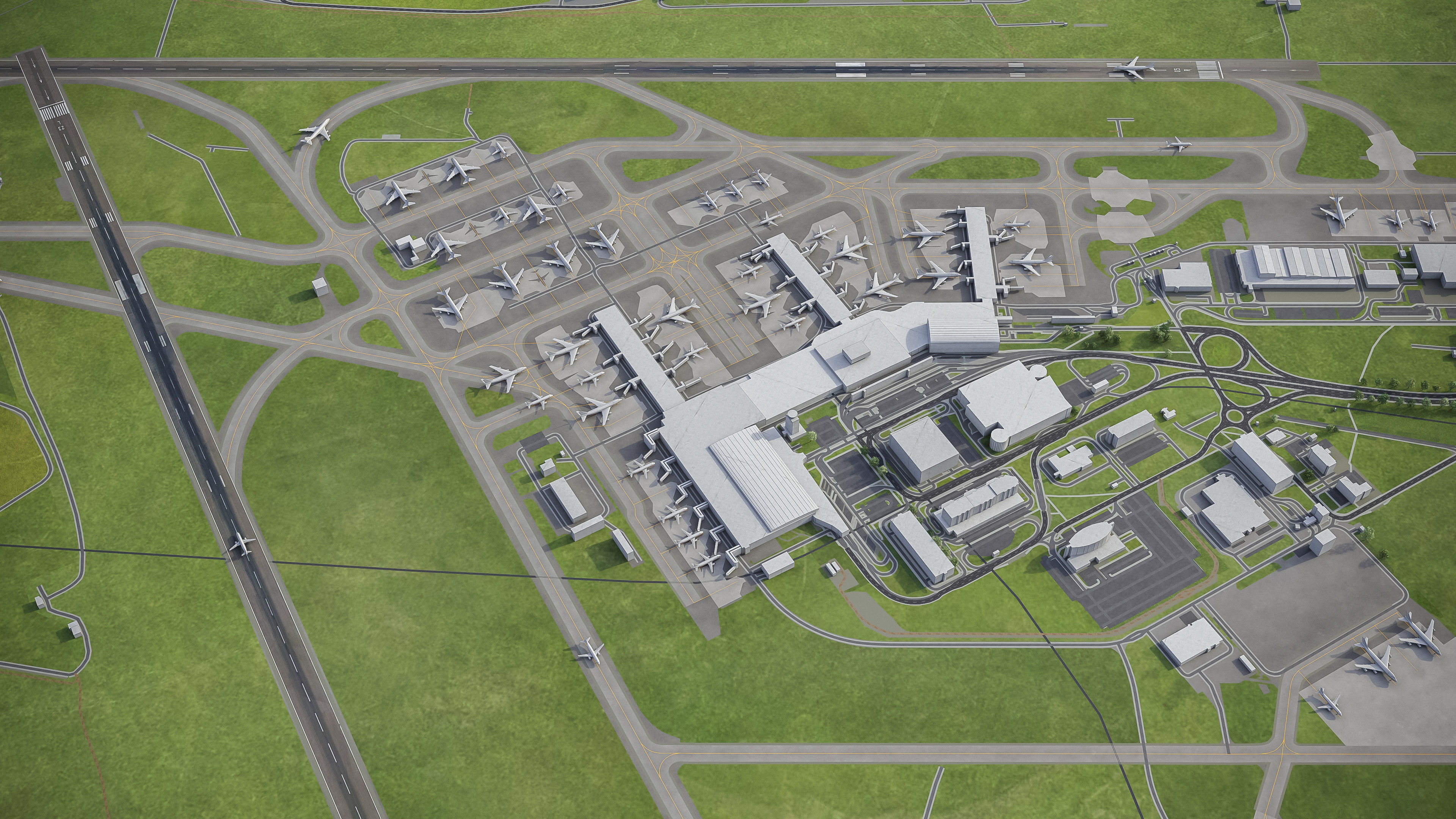 Prague Low-poly 3D model_35