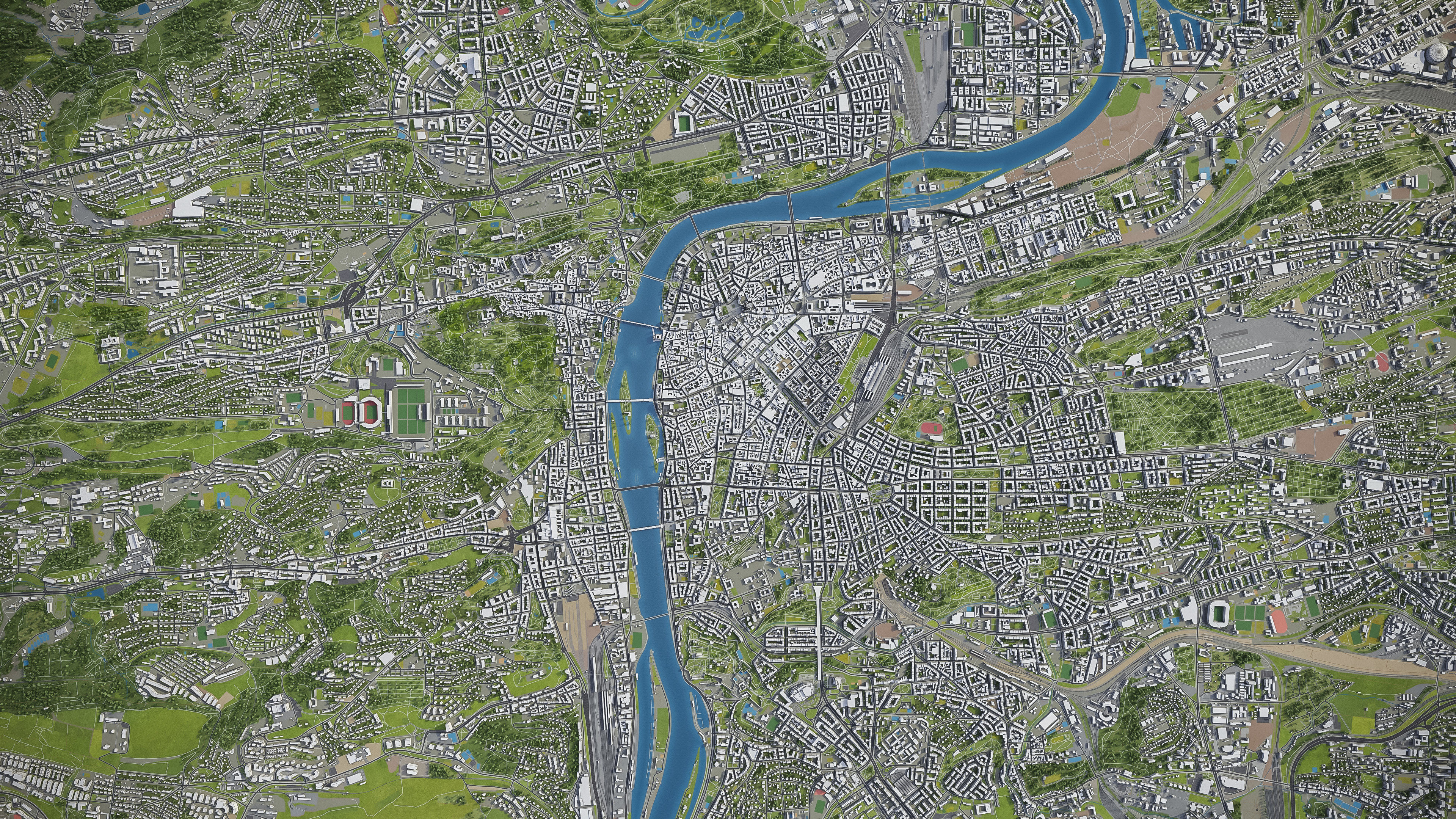 Prague Low-poly 3D model_15