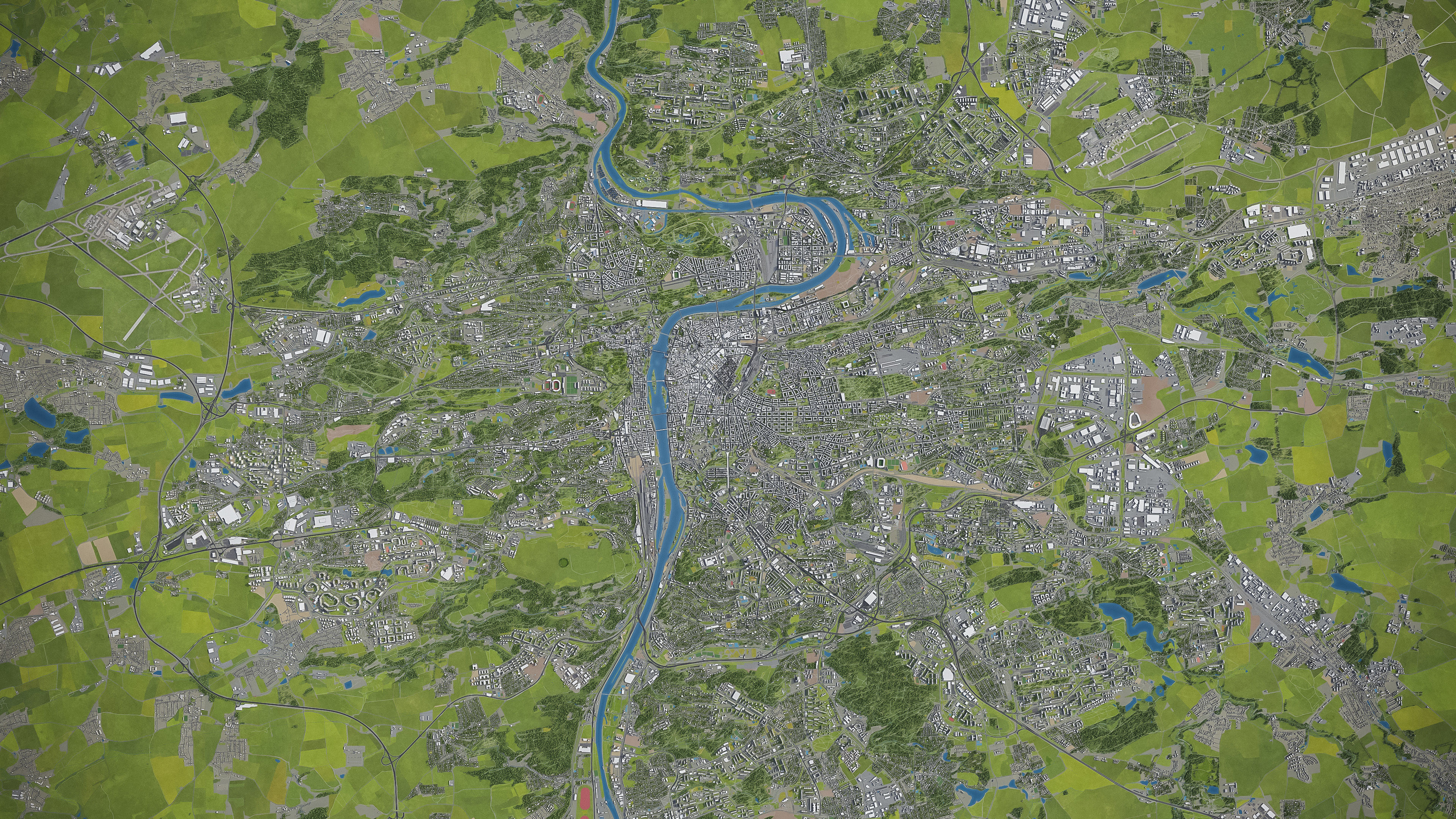 Prague Low-poly 3D model_16