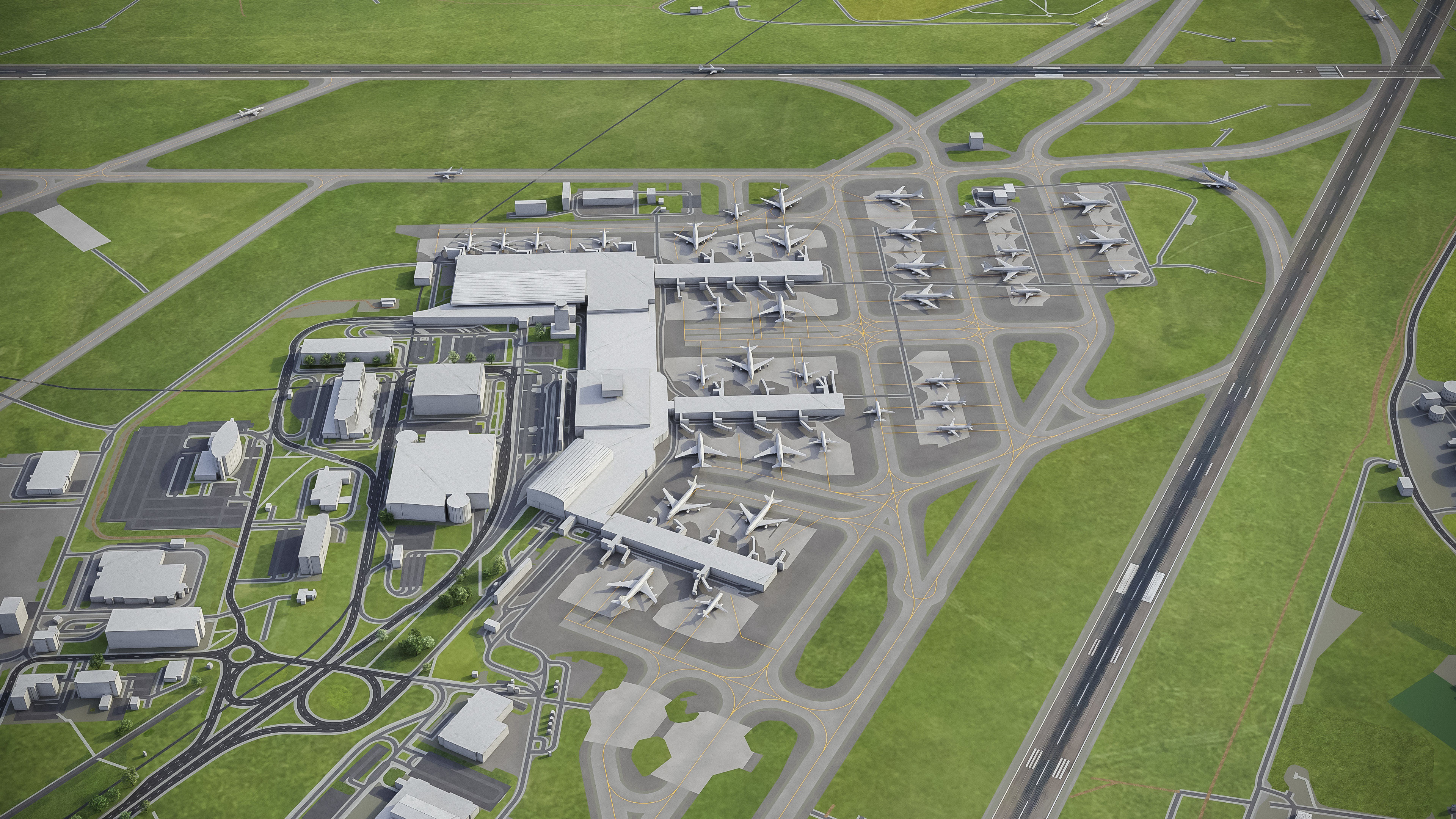 Prague Low-poly 3D model_33