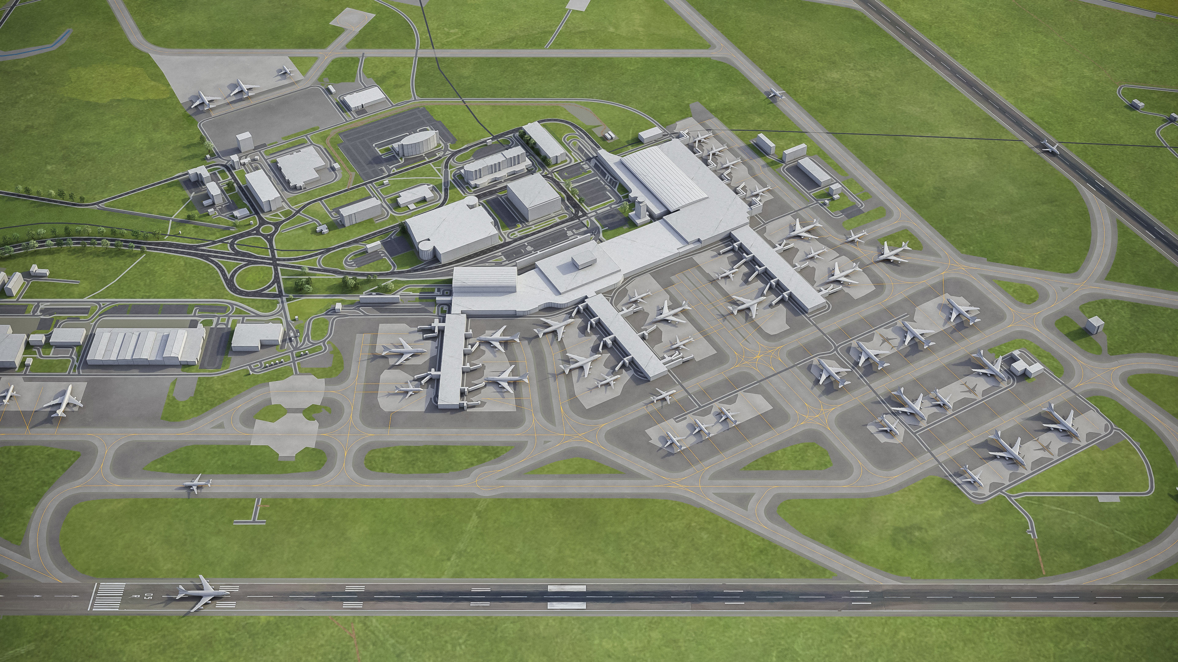 Prague Low-poly 3D model_32