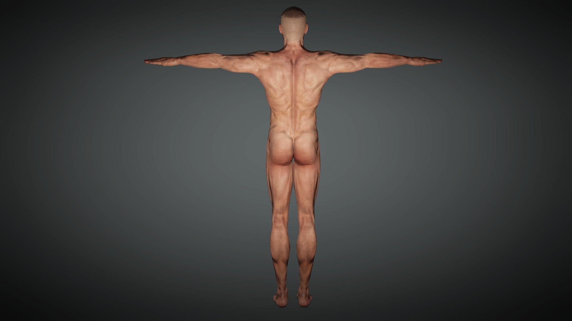 AAA Apocalypse Male Character 10 Low-poly 3D model_15