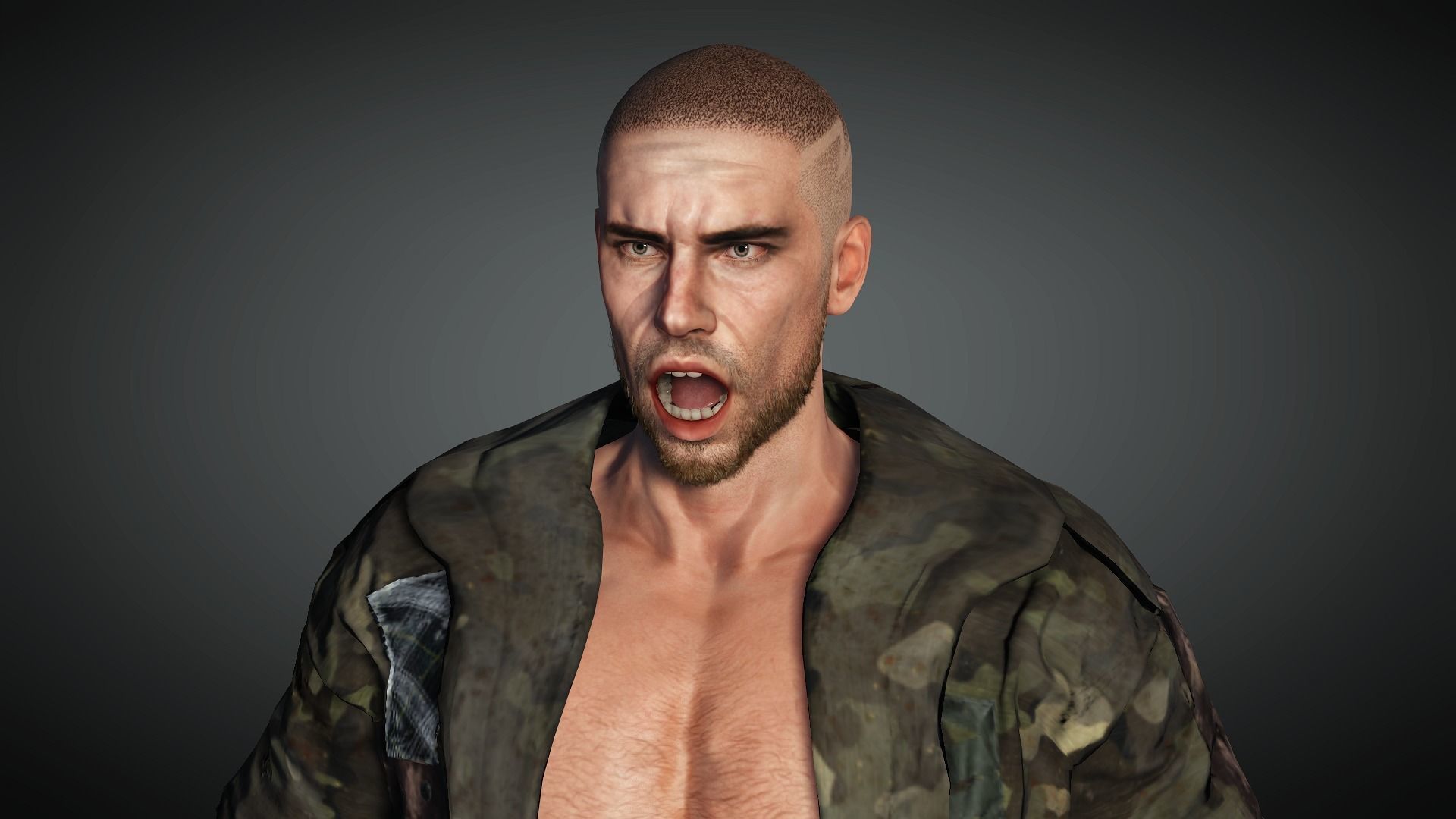 AAA Apocalypse Male Character 10 Low-poly 3D model_19