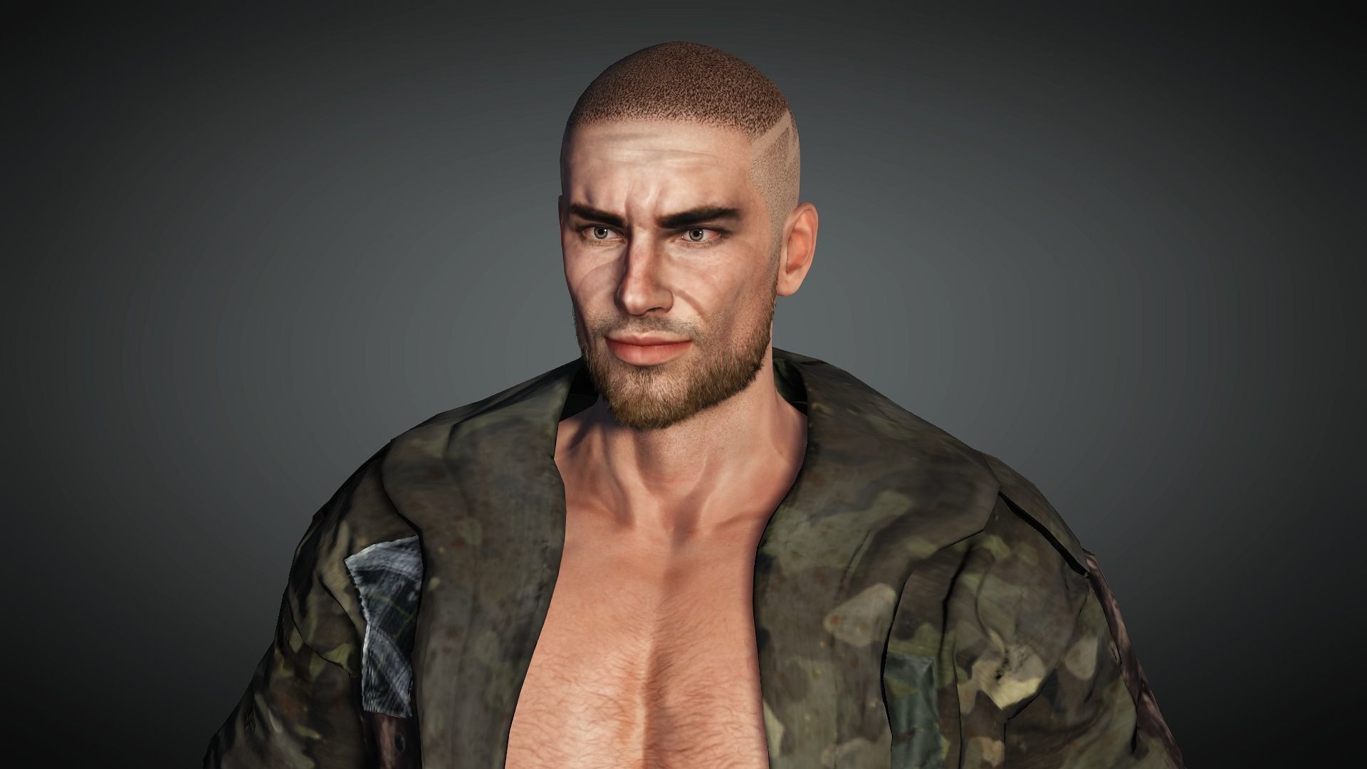 AAA Apocalypse Male Character 10 Low-poly 3D model_17