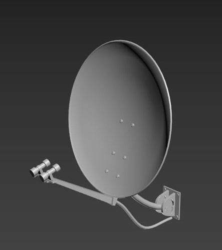 machine satellite dish Free 3D print model