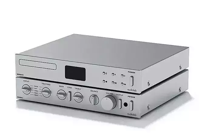 Modern Polished Aluminum Hi Fi System