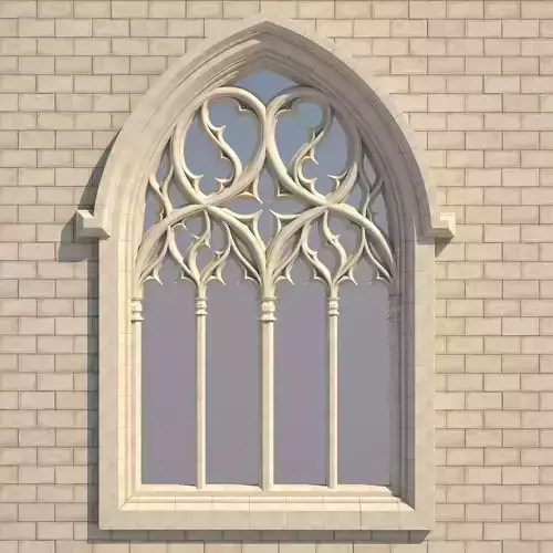 Gothic Church Window model