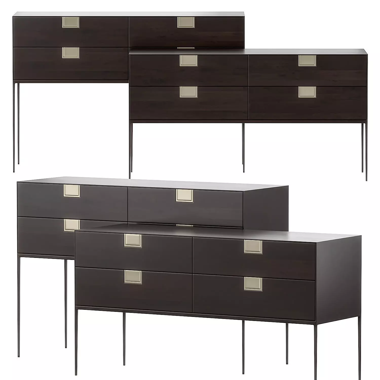 Alcor Console Table 3D model_0