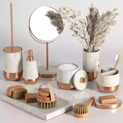 Bathroom accessories03 3D model