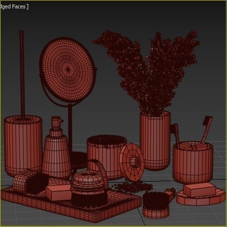 Bathroom accessories03 3D model_5