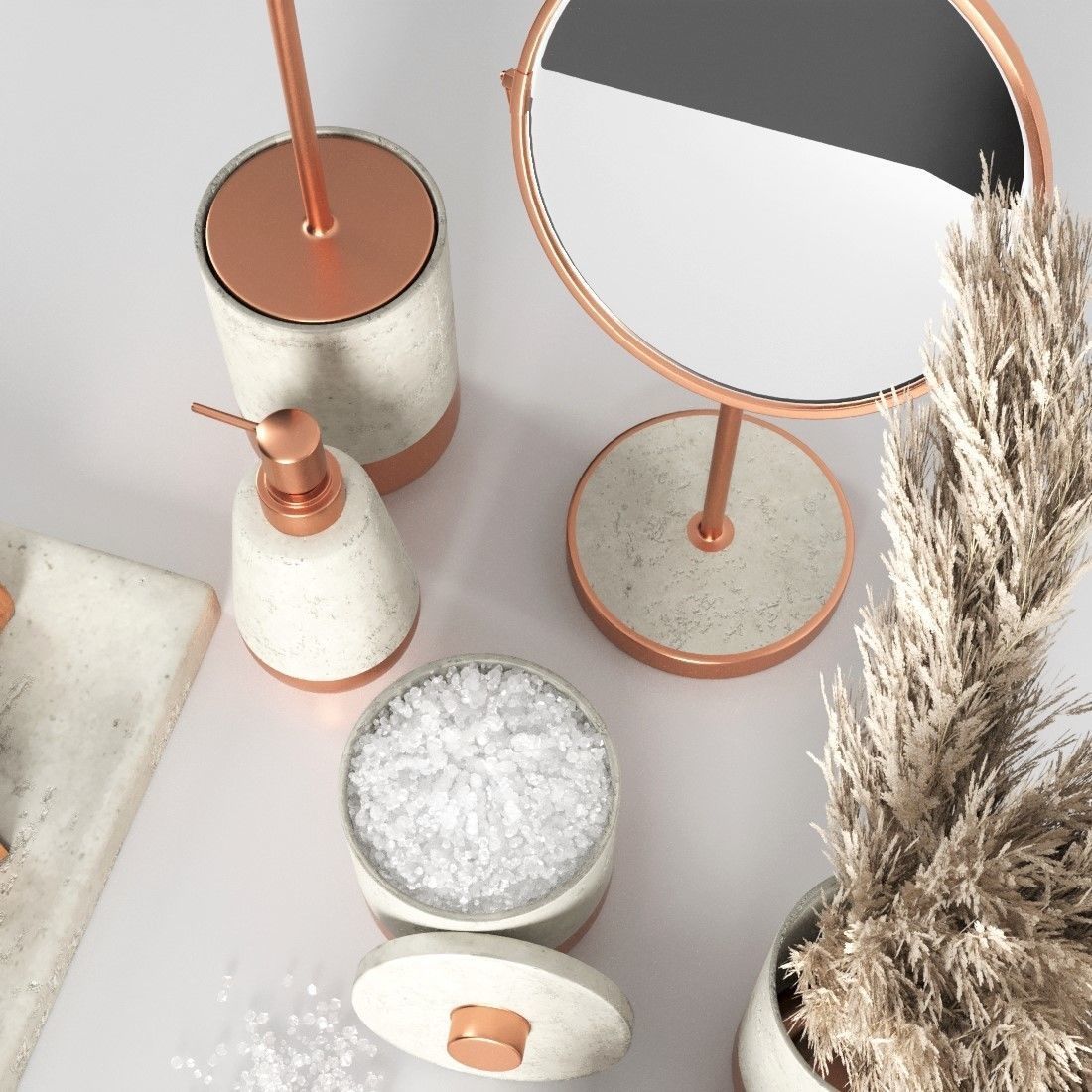 Bathroom accessories03 3D model_4