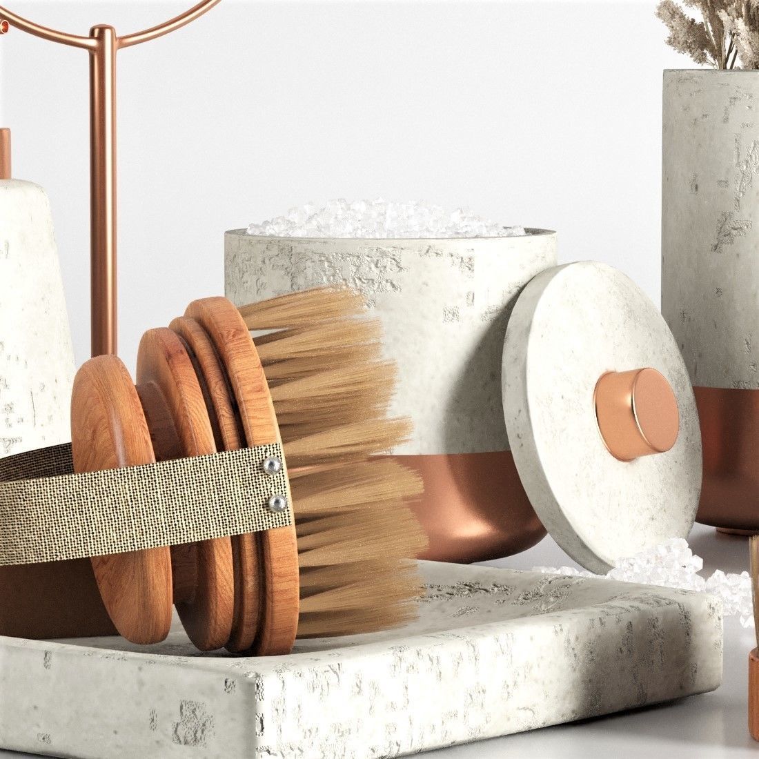 Bathroom accessories03 3D model_2