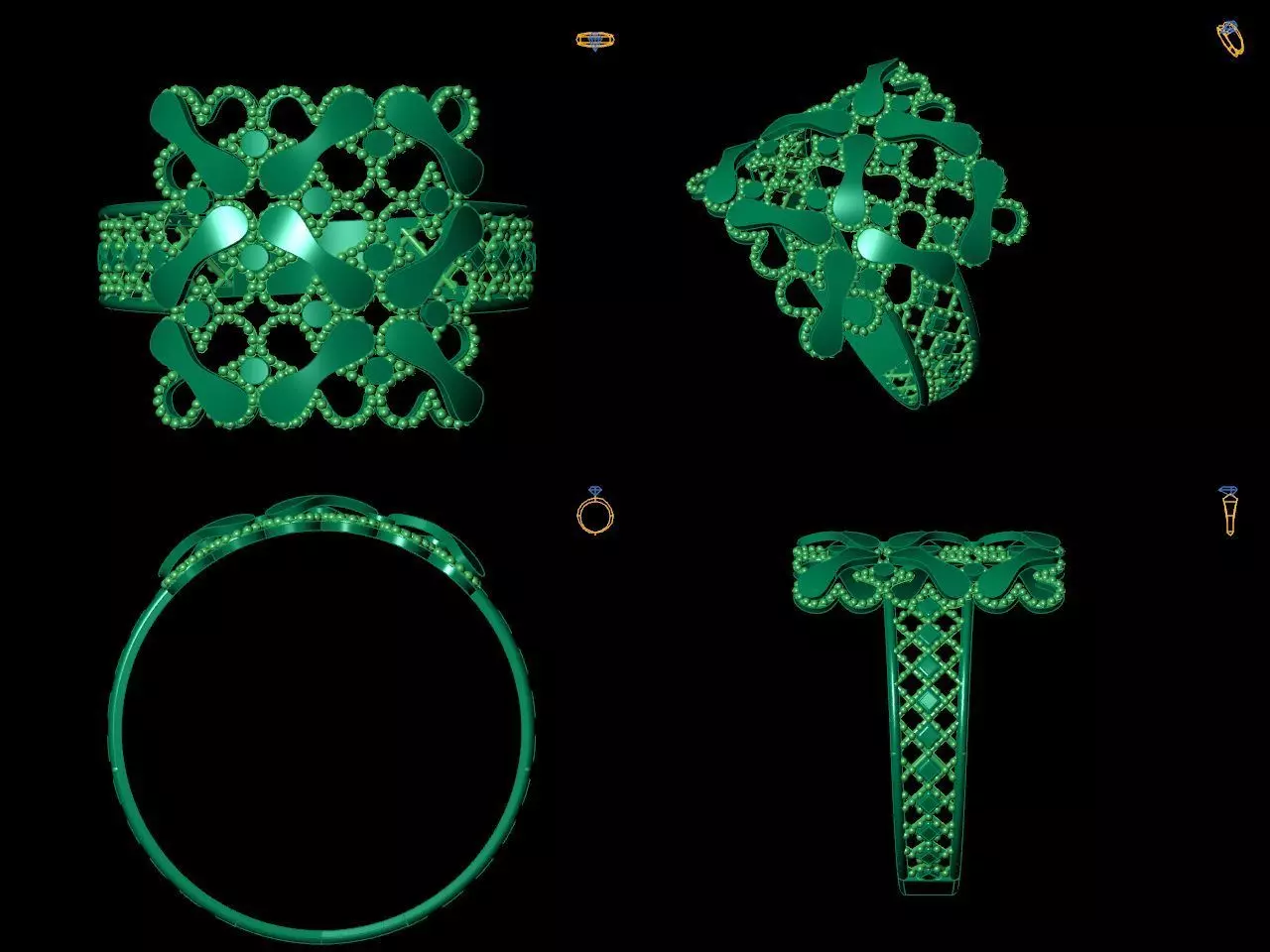 Ring 14 3D print model_0