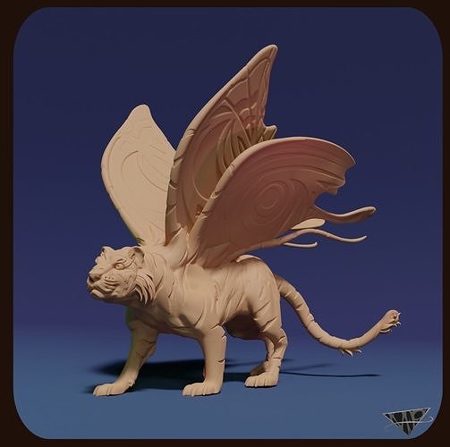 Tiger Moth Free 3D print model