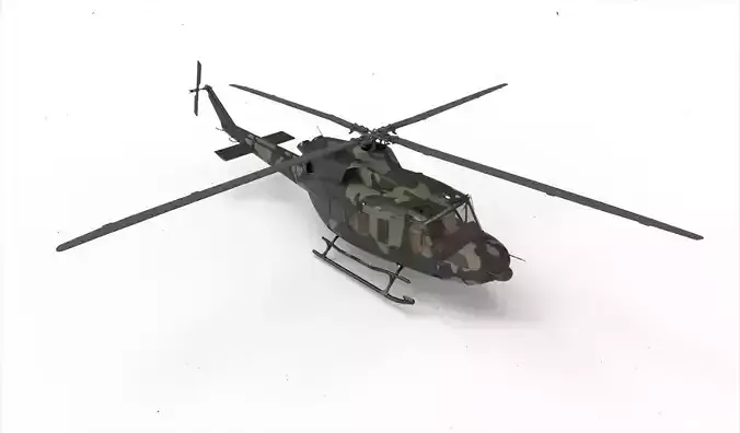 helicopter bell 412 camouflage