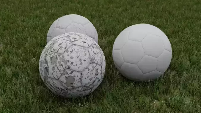 Football set new and worn