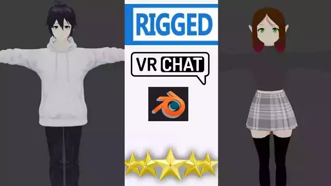 2 Cute Anime characters collection g11