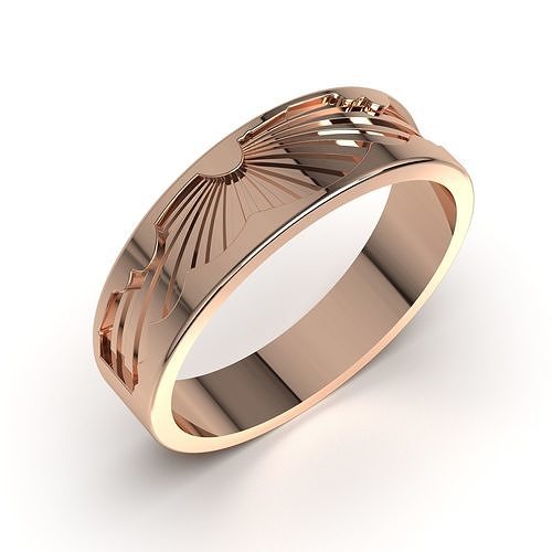  Beautiful ring sun 3D print model