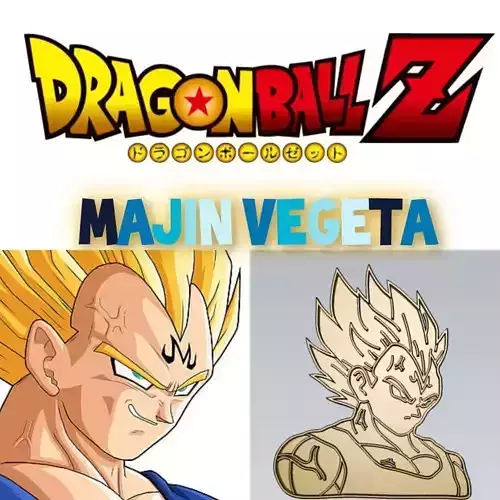 Amazing Dragon Ball Character Majin Vegeta Cookie Cutter Decor