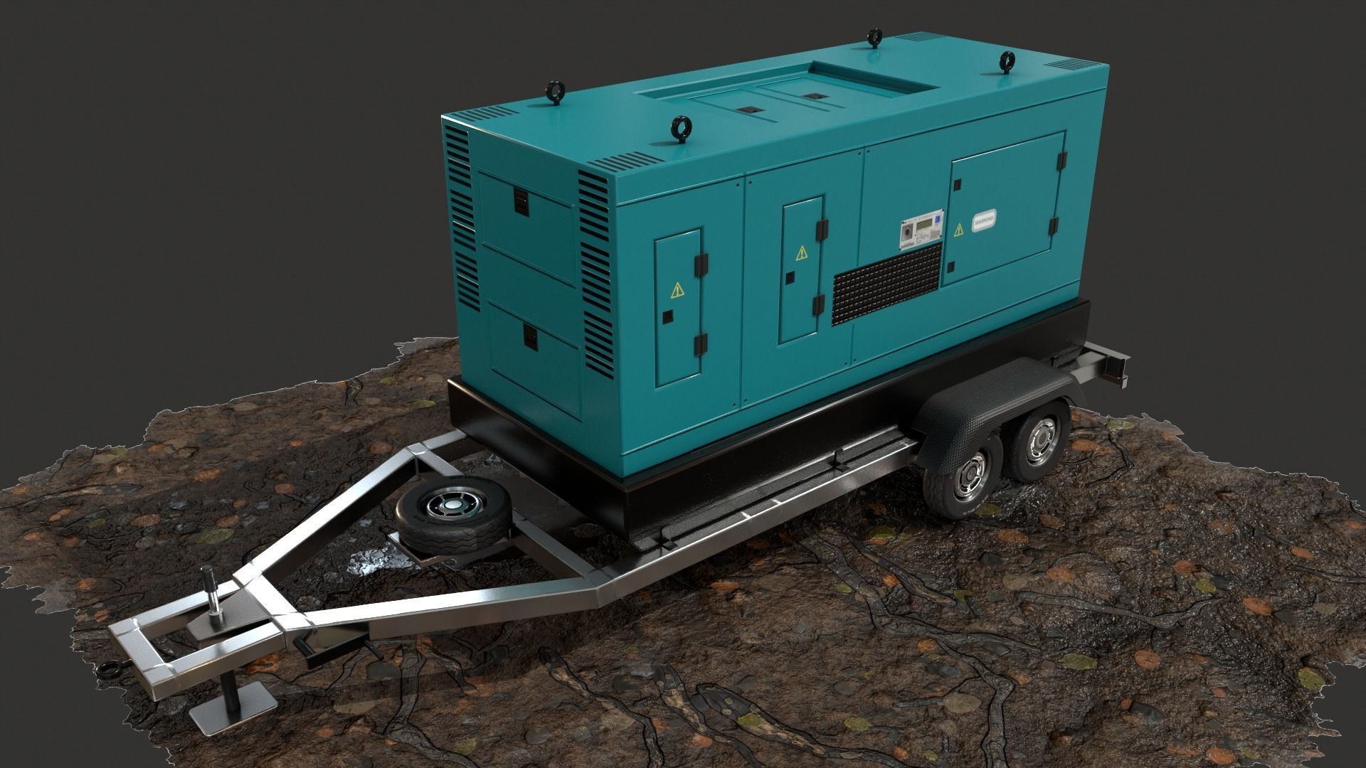 Generator Trailer Mounted 1A 3D model_26