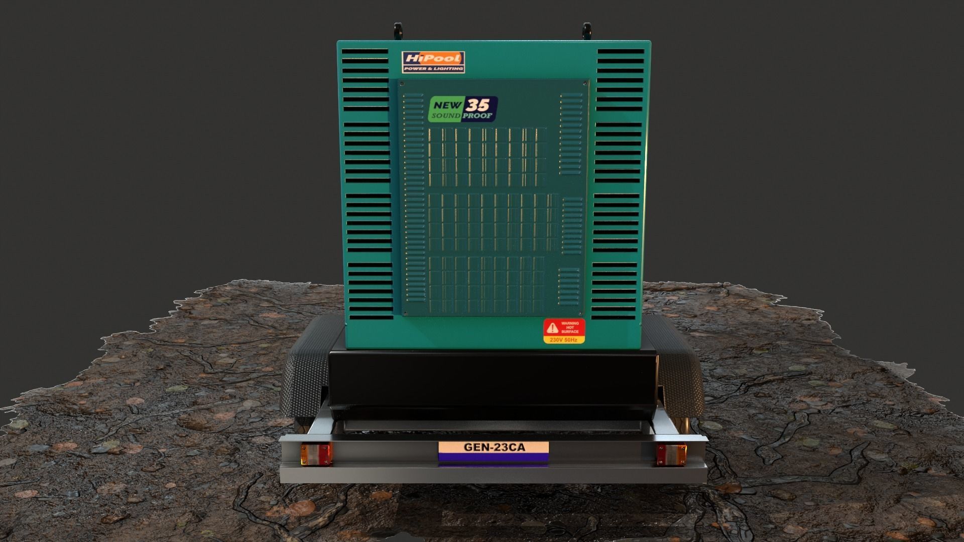 Generator Trailer Mounted 1A 3D model_23