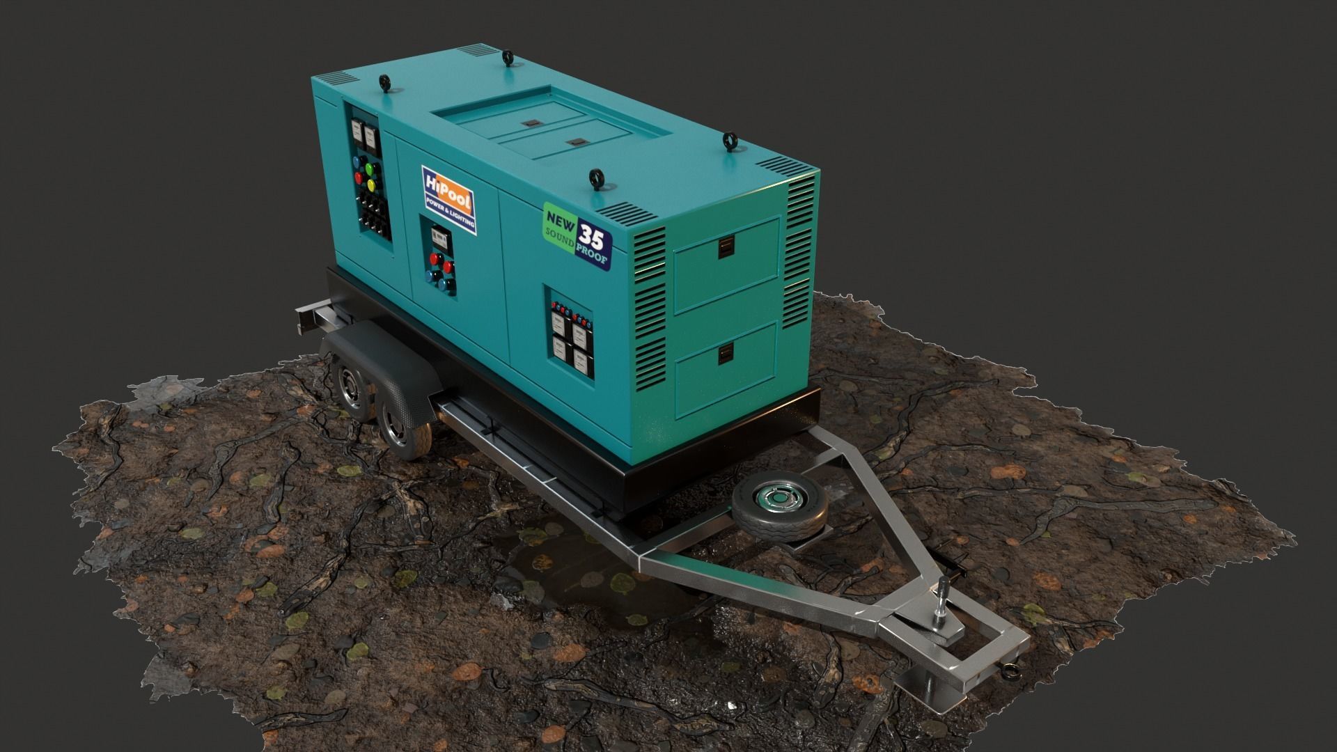 Generator Trailer Mounted 1A 3D model_17