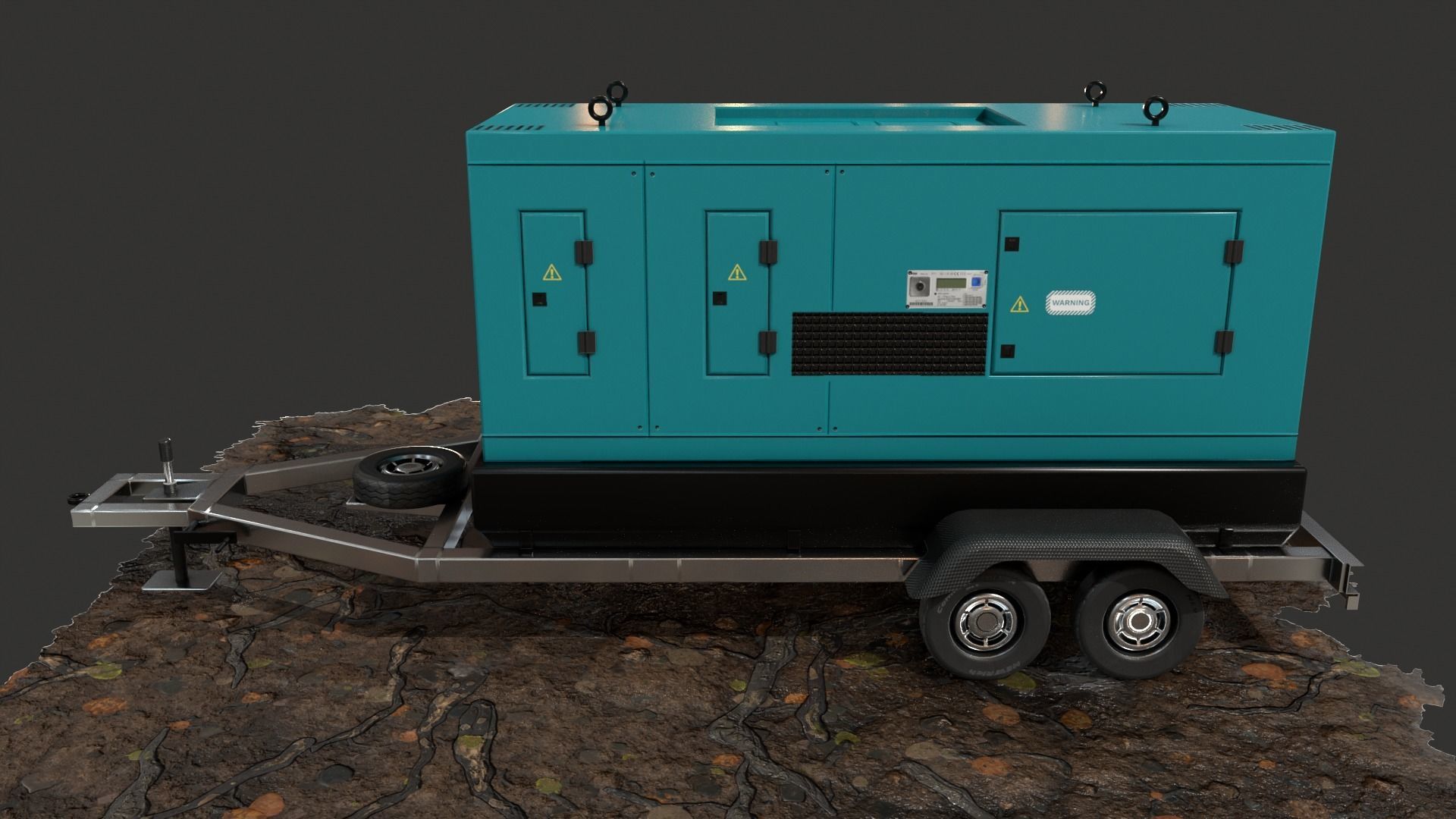 Generator Trailer Mounted 1A 3D model_20
