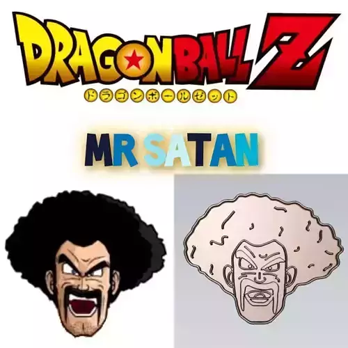 Amazing Dragon Ball Character Mr Satan Cookie Cutter Decoration