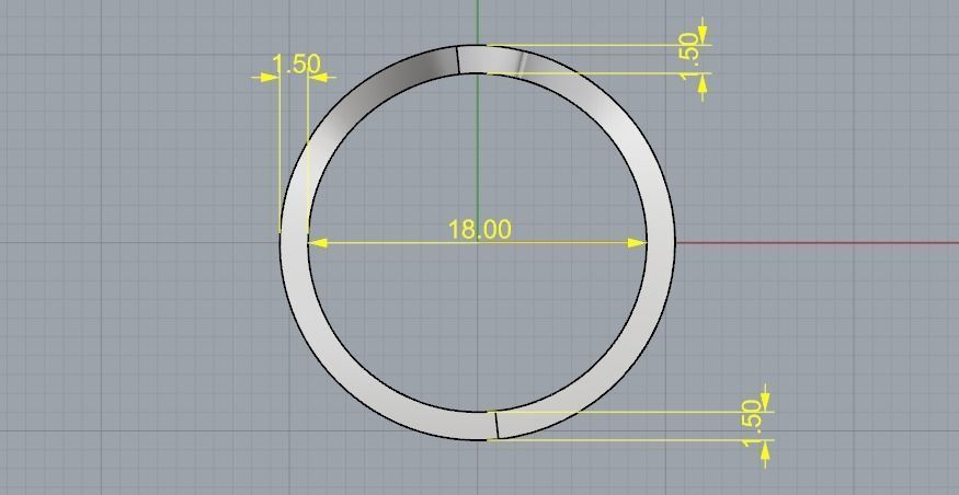 Ring 860 3D print model_2
