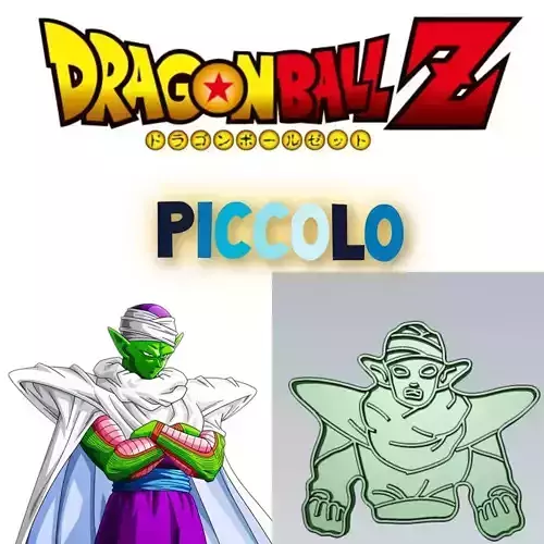 Amazing Dragon Ball Character Piccolo Cookie Cutter Decoration