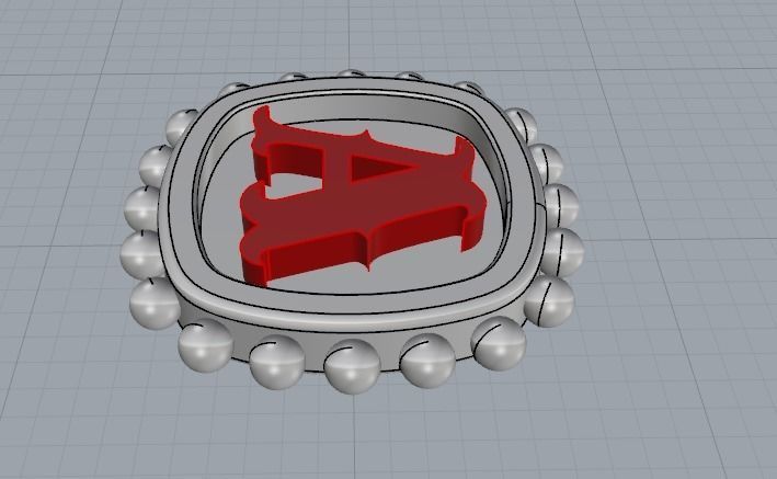 English alphabet 856 3D print model_7