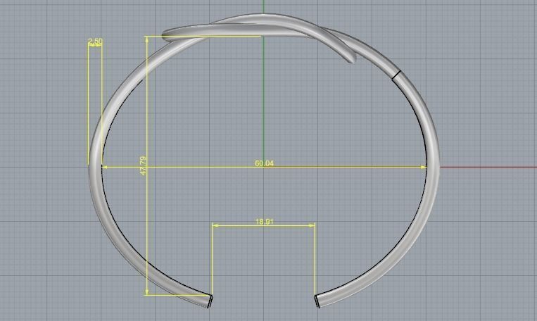 Bracelet 867 3D print model_3