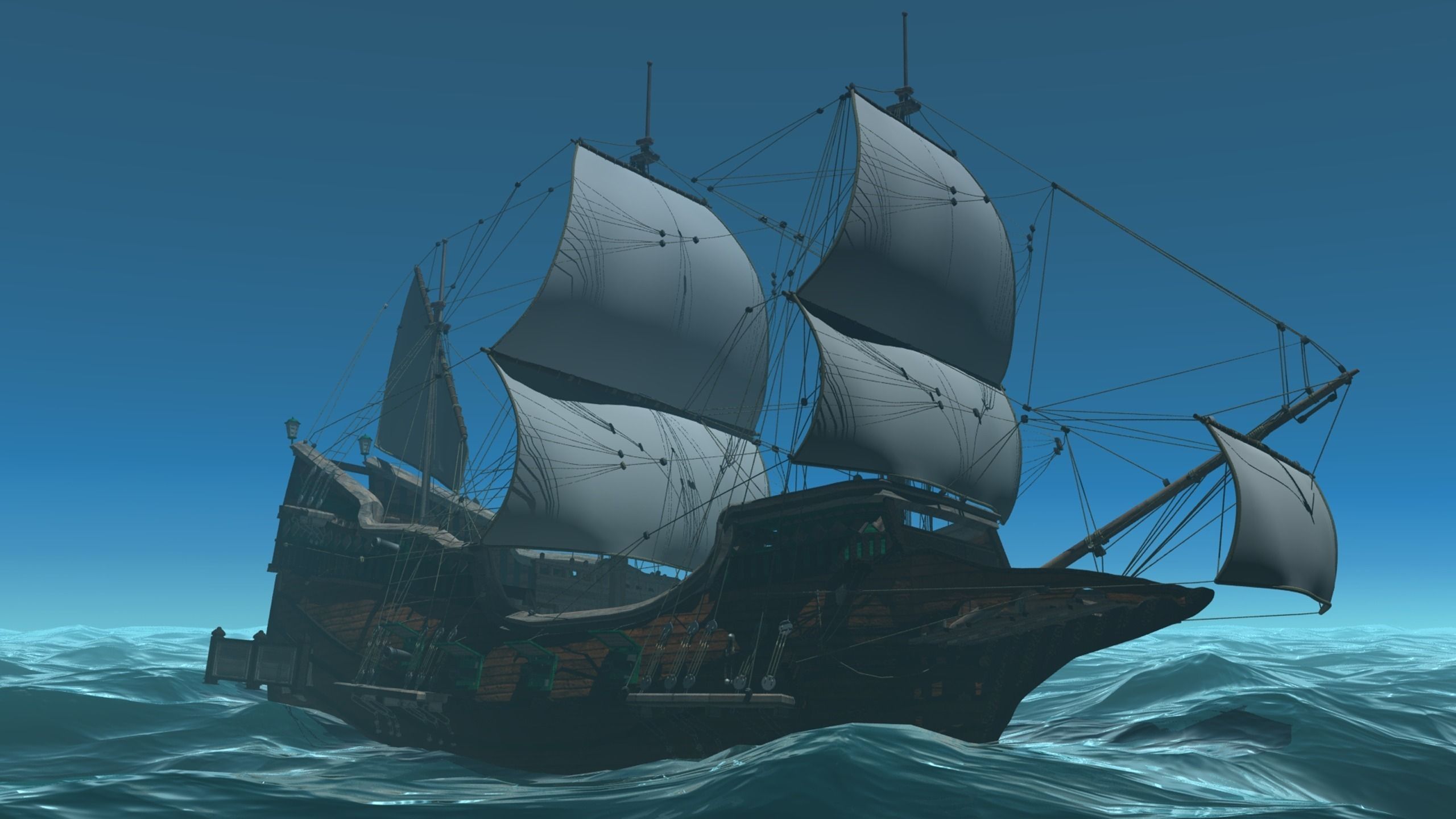 Detailed Ship Free 3D model_0