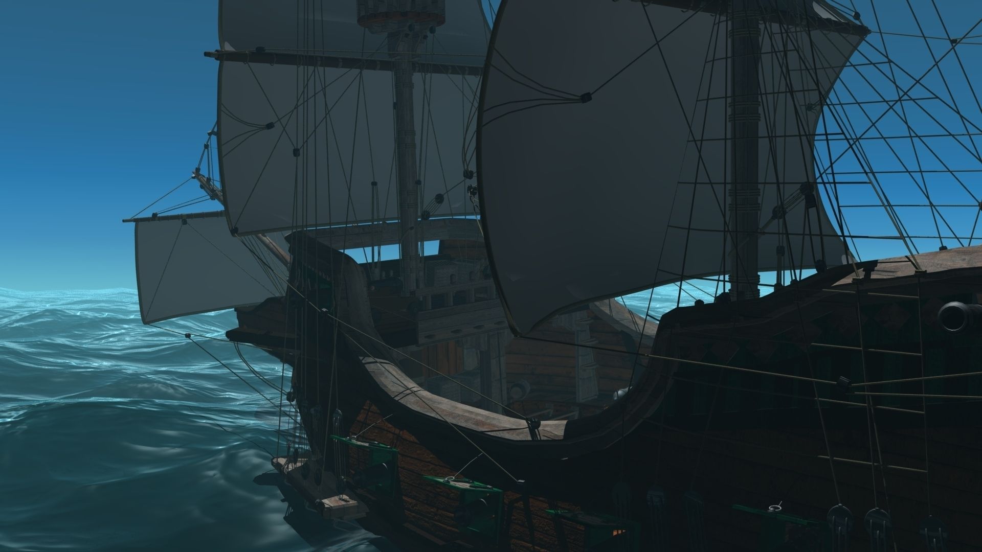 Detailed Ship Free 3D model_1