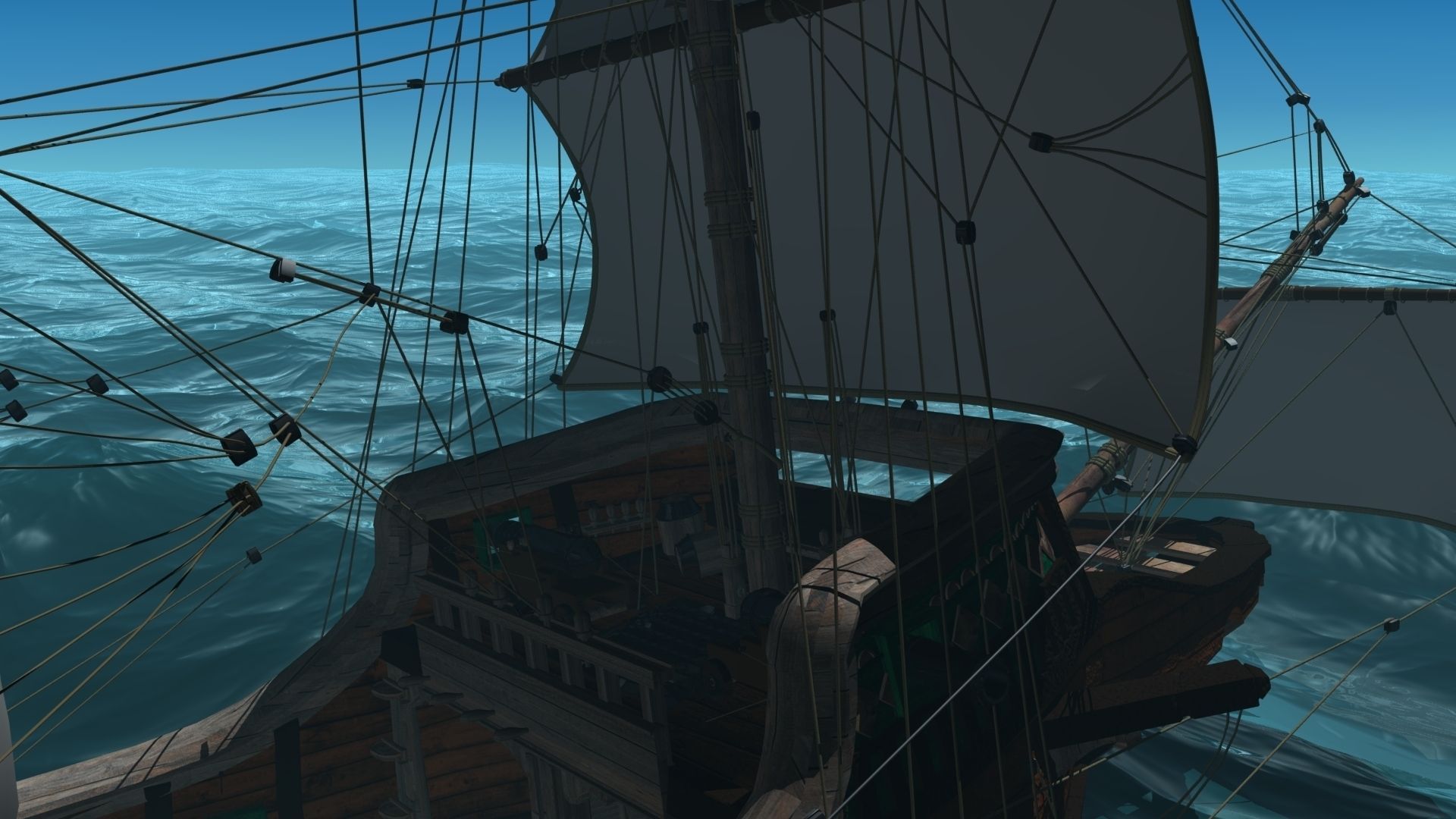 Detailed Ship Free 3D model_3